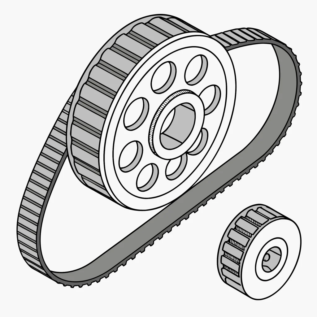 タイミングプーリー2